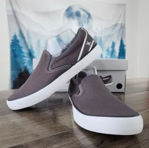Hurley Arlo Slip On Shoes Gray White Men's 8.5 NWT
