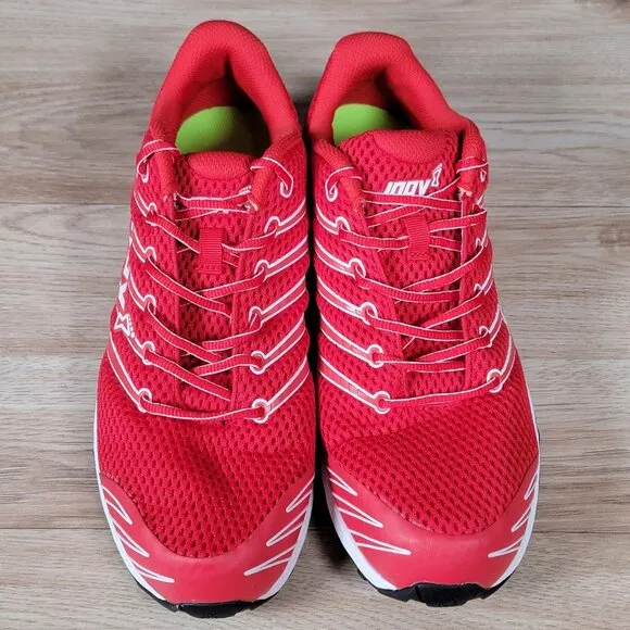 Inov8 F-Lite 230 V2 Shoes Mens Size 10 Red White Athletic Running Sneakers