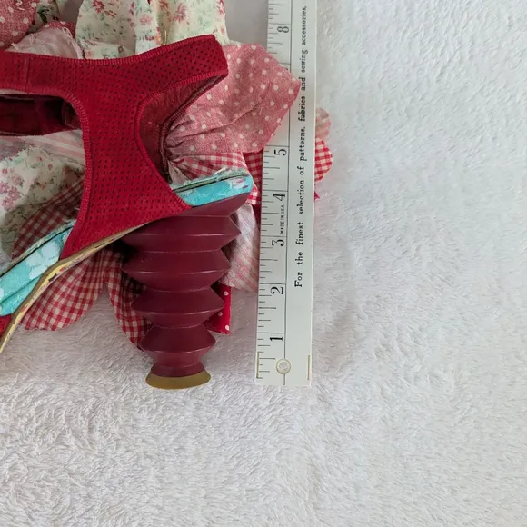 Irregular Choice Red Multicolor Big Bows Heels Size 6.5