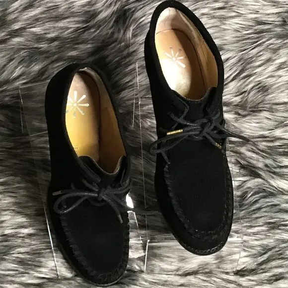 Isaac Mizrahi Black Suede Boots 7M