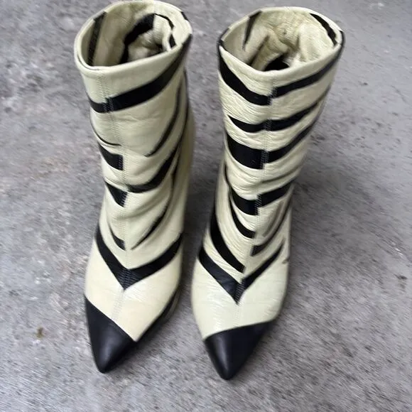 Isabel Marant Zebra ankle boots