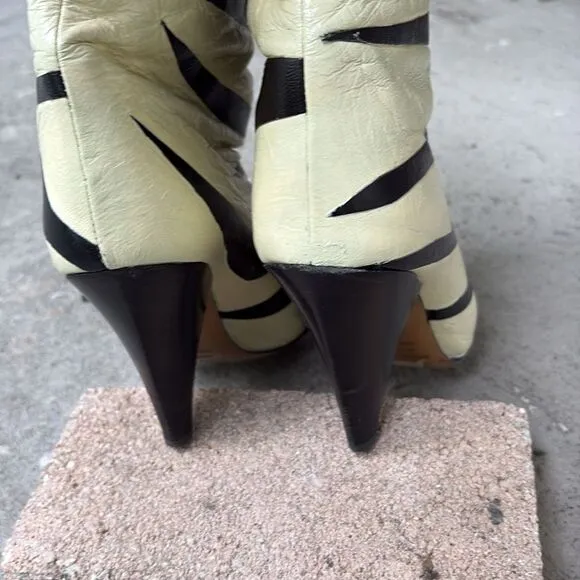 Isabel Marant Zebra ankle boots