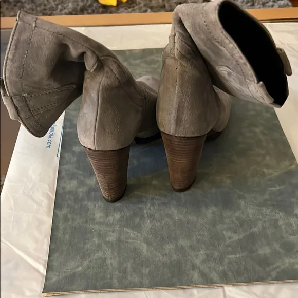 Italian Gray Ankle Boots