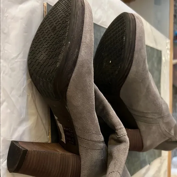 Italian Gray Ankle Boots