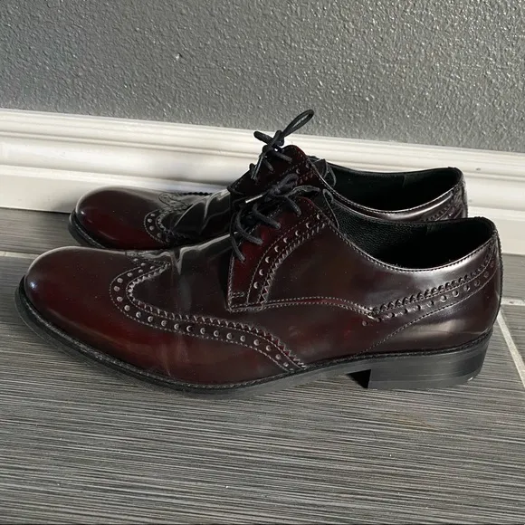Italian men’s leather oxford dress shoes