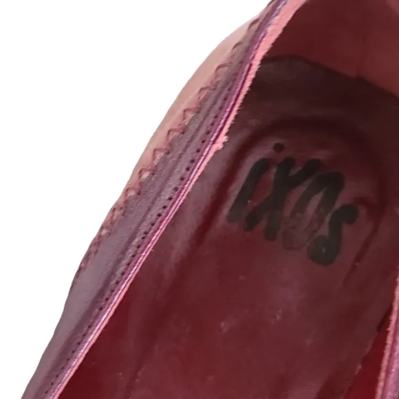 iXOs Italy Vintage Y2K Fluevog Vibe Wingtip Spectator Leather Loafers Flats 37 7