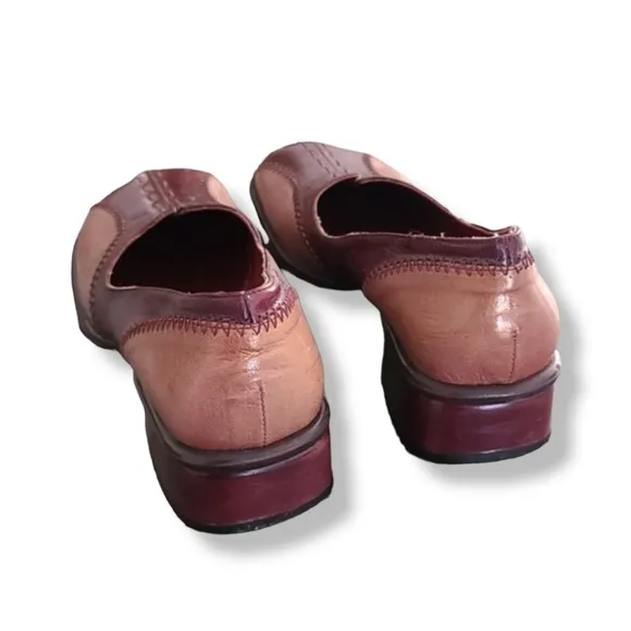 iXOs Italy Vintage Y2K Fluevog Vibe Wingtip Spectator Leather Loafers Flats 37 7