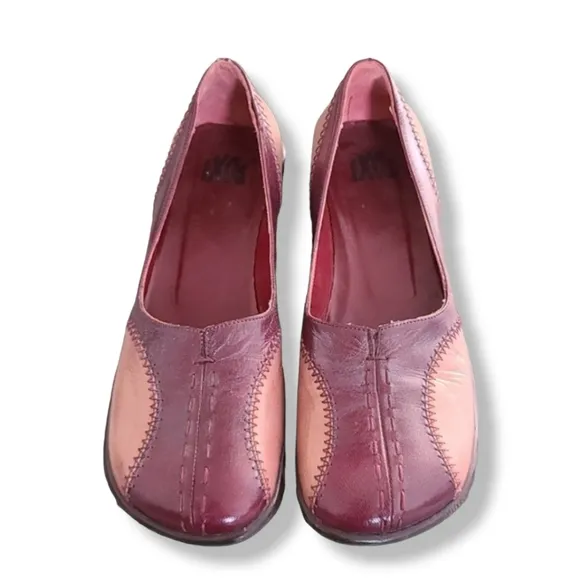 iXOs Italy Vintage Y2K Fluevog Vibe Wingtip Spectator Leather Loafers Flats 37 7
