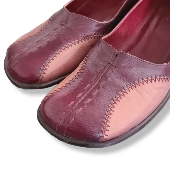iXOs Italy Vintage Y2K Fluevog Vibe Wingtip Spectator Leather Loafers Flats 37 7