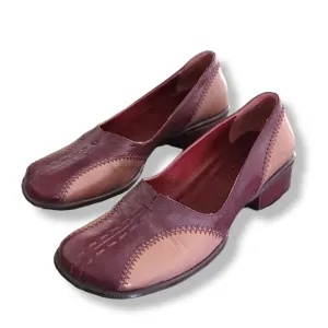 iXOs Italy Vintage Y2K Fluevog Vibe Wingtip Spectator Leather Loafers Flats 37 7
