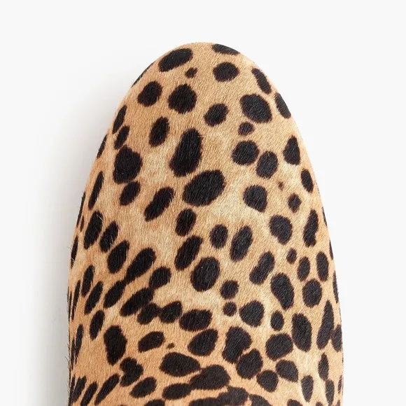 🆕{J. Crew} Sadie Leopard Calf-Hair Ankle Boots