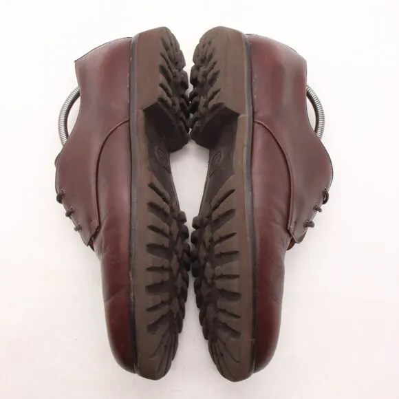 J Crew Superior Camden Leather Bluchers Oxfords Shoes Men's 10.5  Espresso Brown