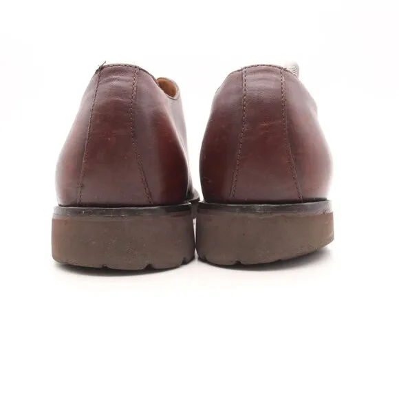 J Crew Superior Camden Leather Bluchers Oxfords Shoes Men's 10.5  Espresso Brown
