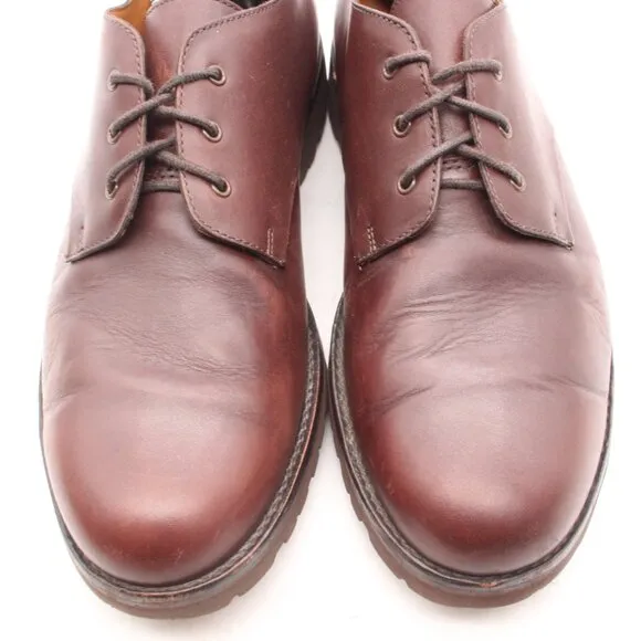 J Crew Superior Camden Leather Bluchers Oxfords Shoes Men's 10.5  Espresso Brown