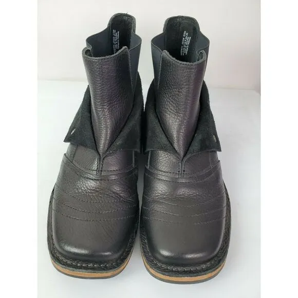 J Shoes Men's Black Leather Suede‎ Chukka Boots Size US 9