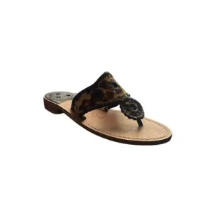 Jack Rogers Haircalf Jack Flat Sandal Womens Size 6 NEW