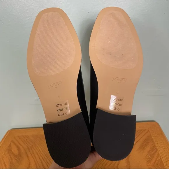 J.Crew Chelsea Boots For Women Faux Leather Pull On Black Style BT277 Size 8