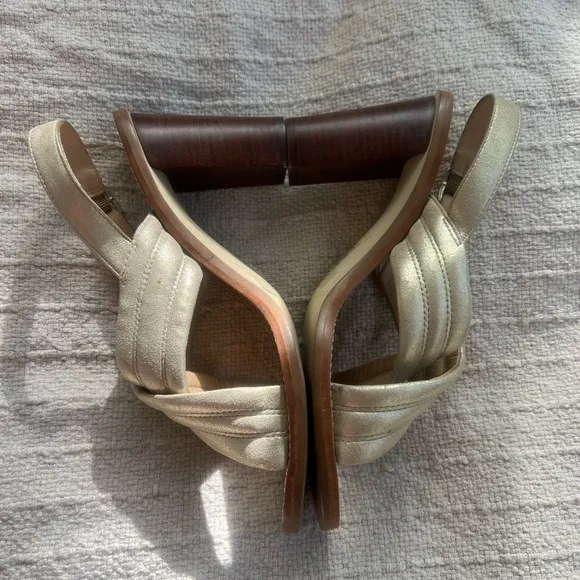 J.Crew Strappy Sandals - Gold