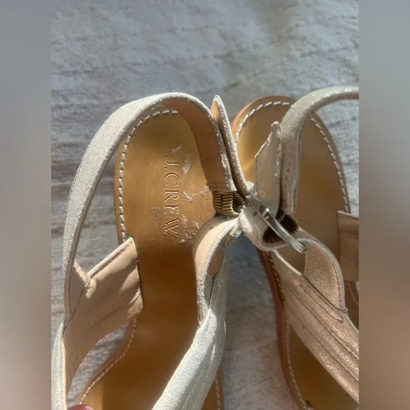 J.Crew Strappy Sandals - Gold