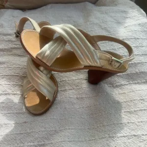 J.Crew Strappy Sandals - Gold