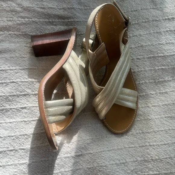 J.Crew Strappy Sandals - Gold