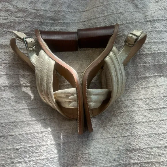 J.Crew Strappy Sandals - Gold