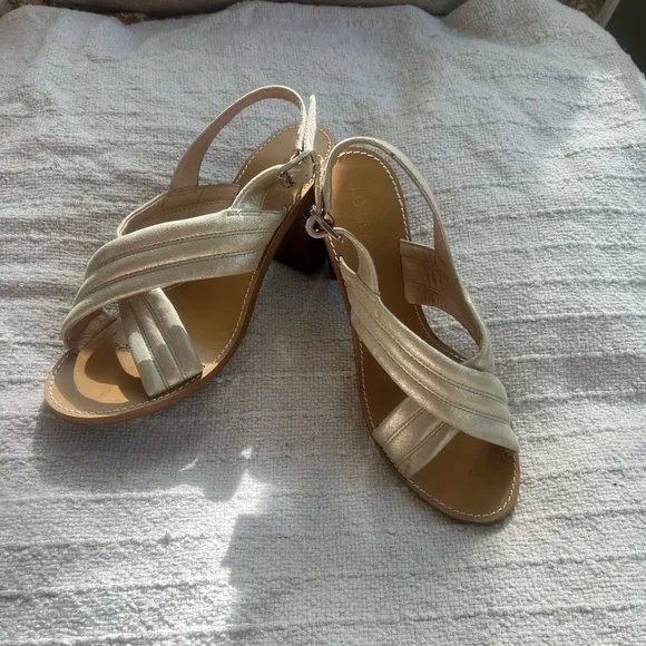 J.Crew Strappy Sandals - Gold