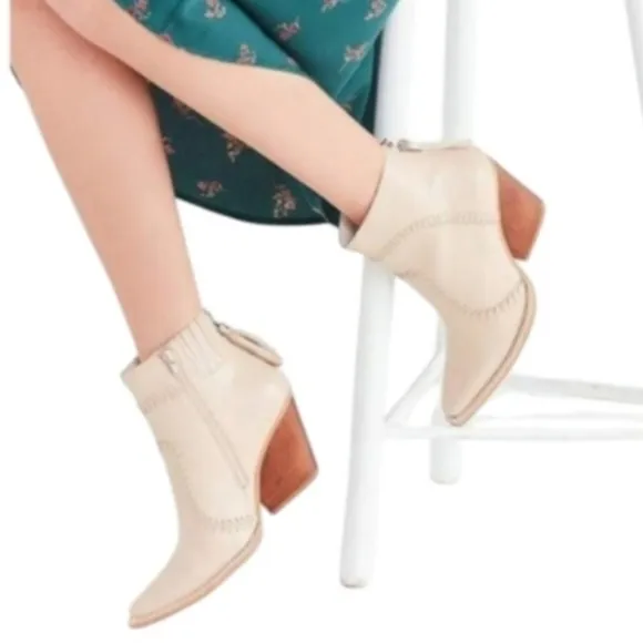 Jeffrey Campbell Beowulf Leather Ankle Boot Taupe