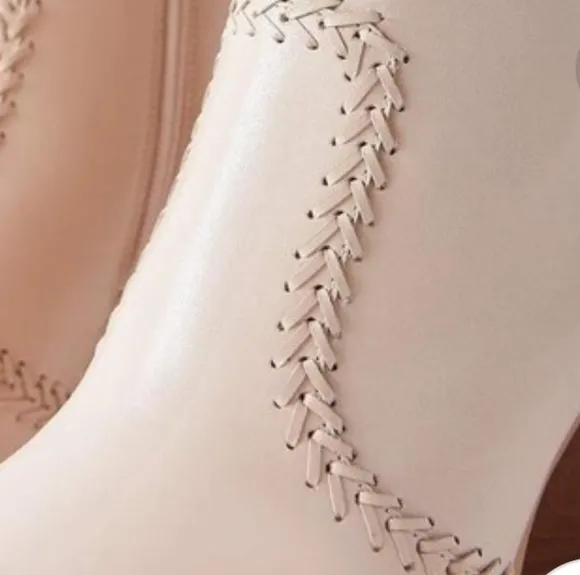Jeffrey Campbell Beowulf Leather Ankle Boot Taupe
