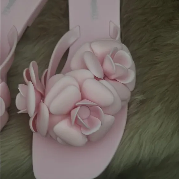 Jeffrey Campbell Pink Floral Sandals