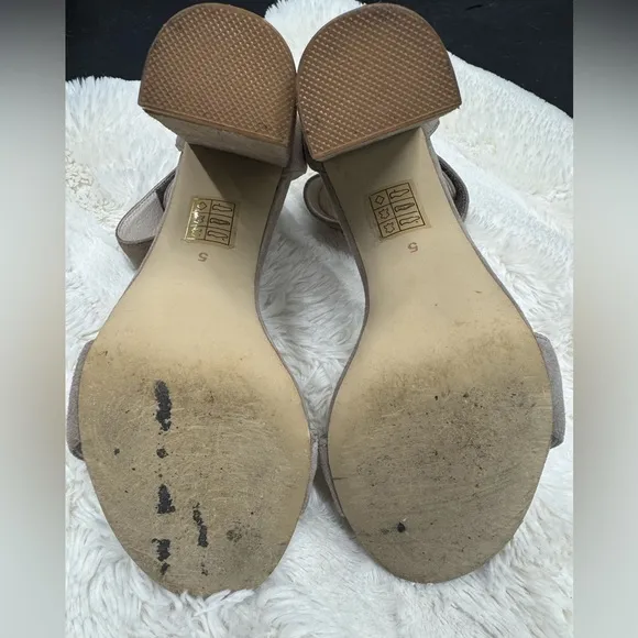 Jeffrey Campbell Taupe Suede Women's Heels size 5