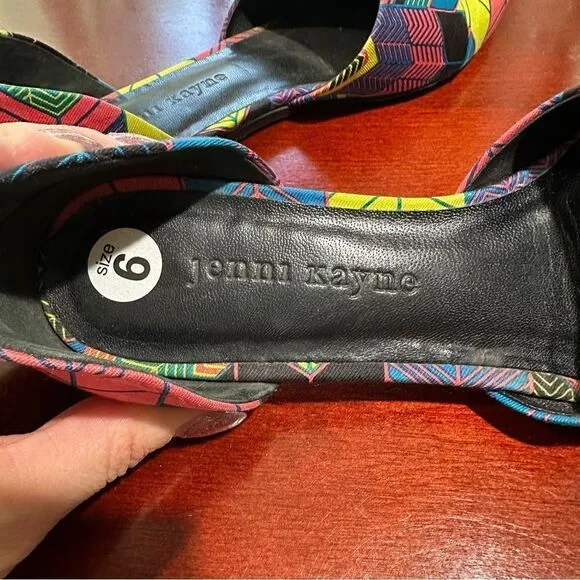 Jenni Kayne Geometric Flats Size 6