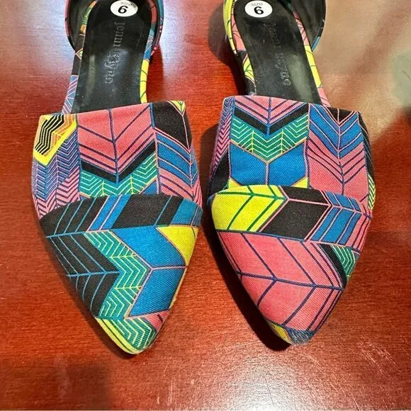 Jenni Kayne Geometric Flats Size 6