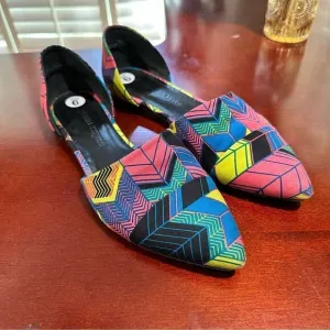 Jenni Kayne Geometric Flats Size 6