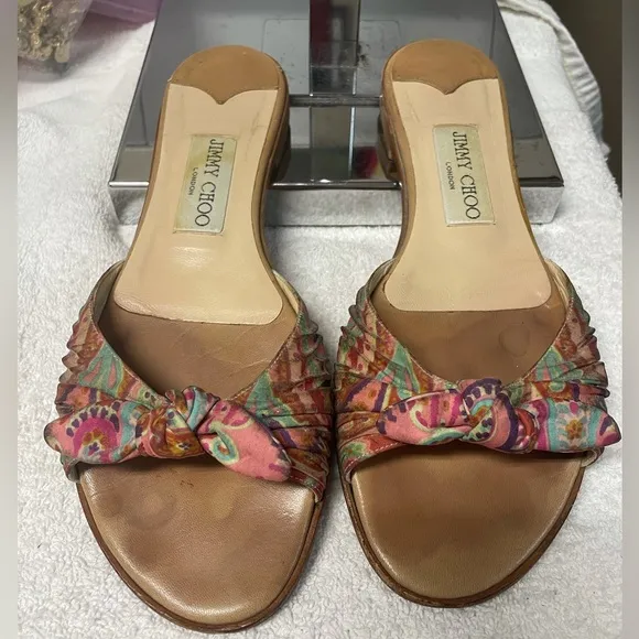 Jimmy Choo Knot Slides