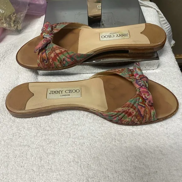 Jimmy Choo Knot Slides