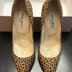 Jimmy Choo Leopard heels.