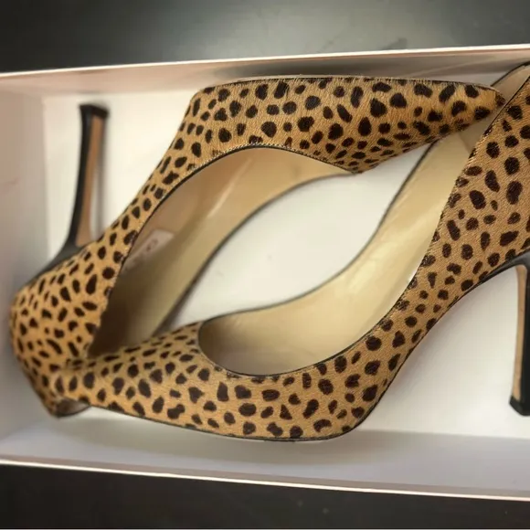 Jimmy Choo Leopard heels.
