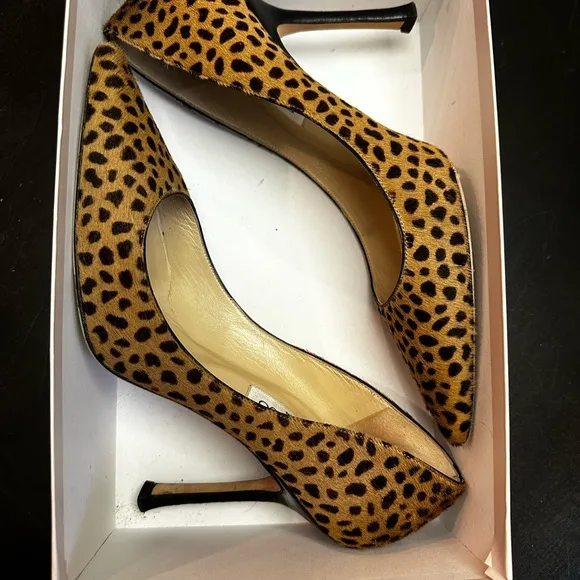 Jimmy Choo Leopard heels.