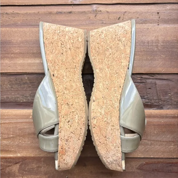 Jimmy Choo Women's Green Slide Sandals Size 37.5