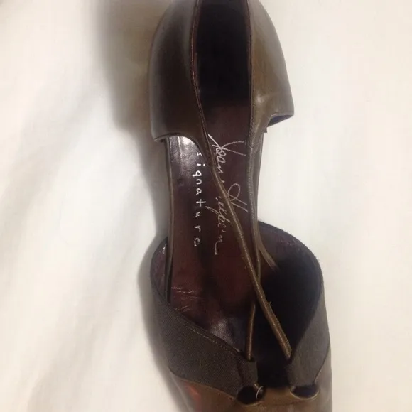 Joan Helpern Signature Ondine Loden Green Shoes