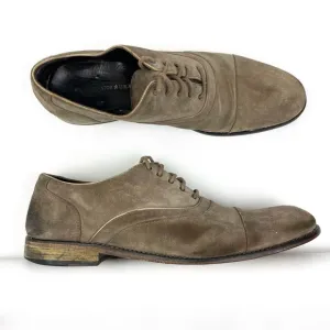 Joh Varvatos USA Tan Suede Leather Dress Shoes 13 M