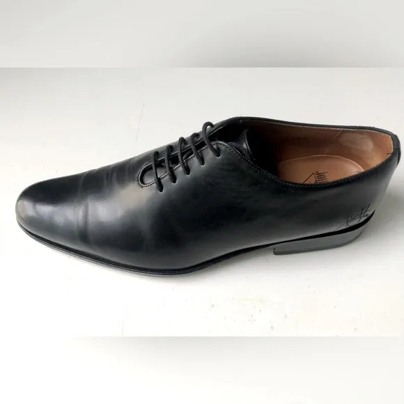 John Fluevog Black Twin Turbine Oxfords Mens Size 8
