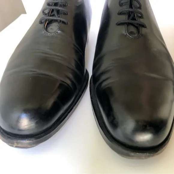 John Fluevog Black Twin Turbine Oxfords Mens Size 8