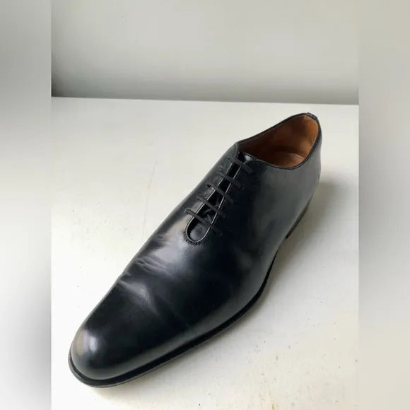 John Fluevog Black Twin Turbine Oxfords Mens Size 8