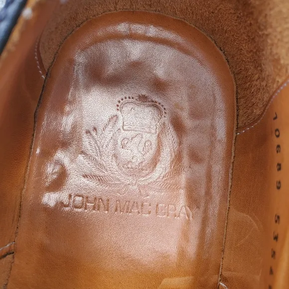 John Mac Gray Oxford Brogue shoes.