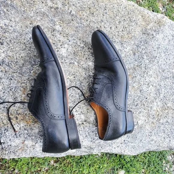 John Mac Gray Oxford Brogue shoes.