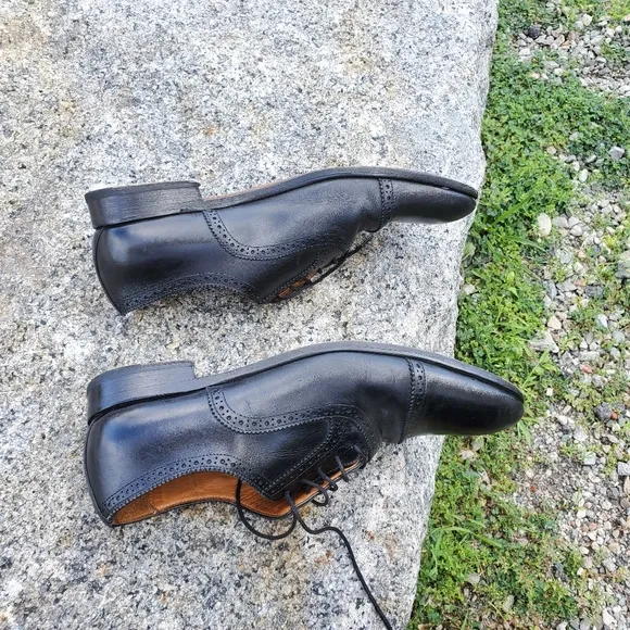 John Mac Gray Oxford Brogue shoes.