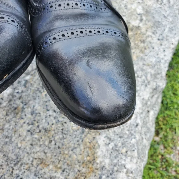 John Mac Gray Oxford Brogue shoes.