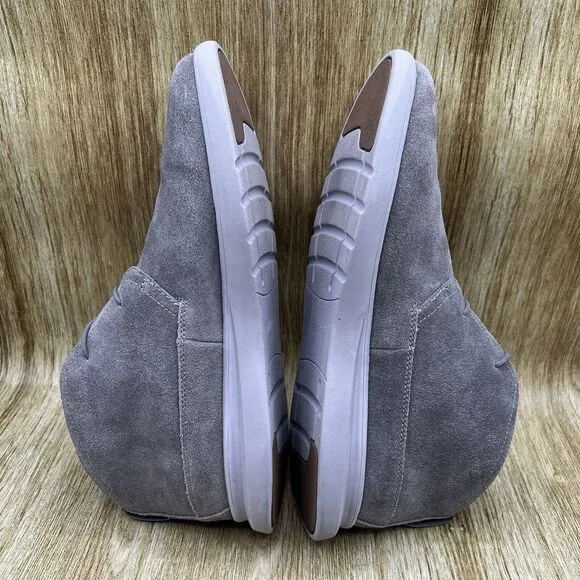 Johnnie-0 Chill Chukka Men's Size 11.5 M Gray Suede Ankle Boots‎ Shoes Lace Up